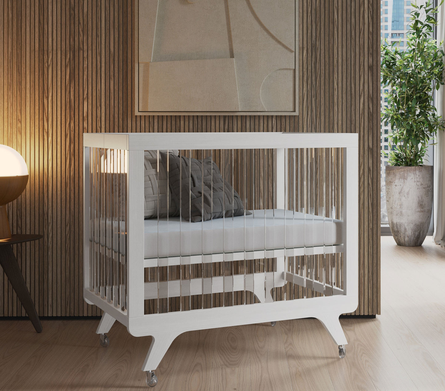 Stain White/Acrylic/Chrome