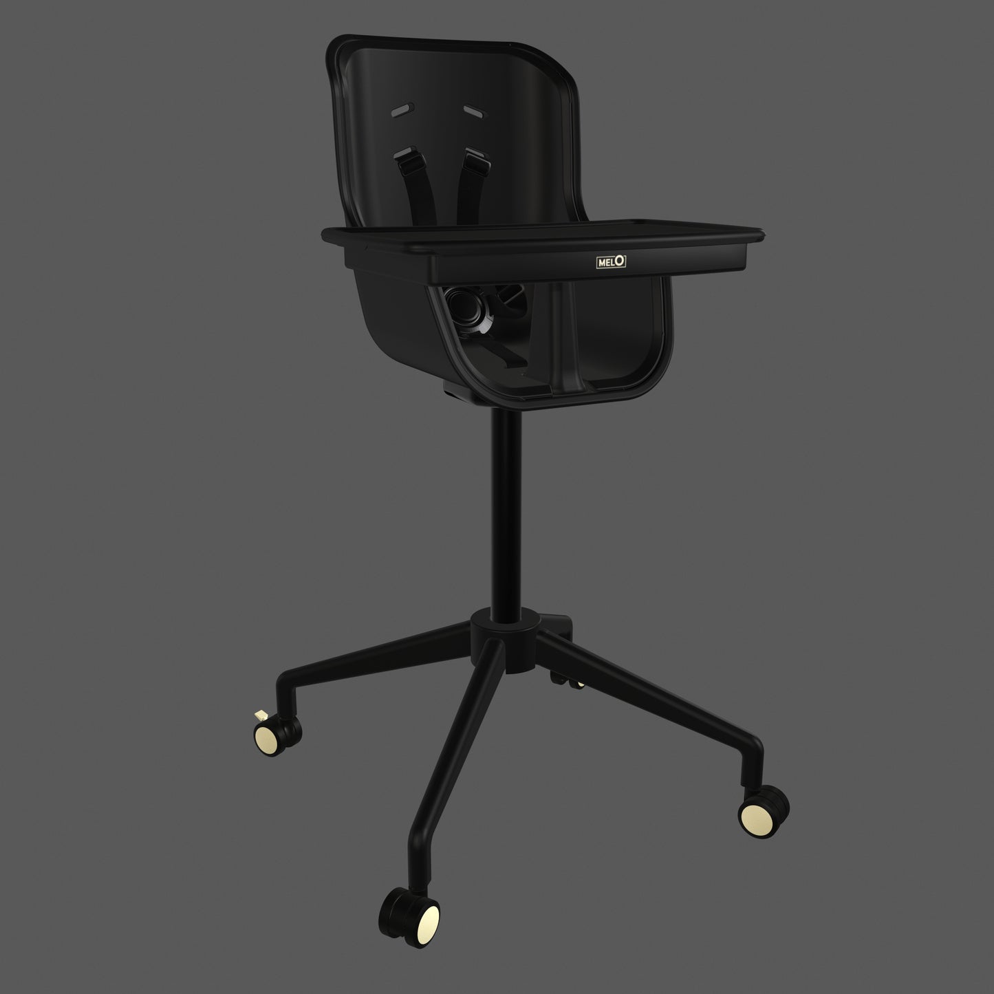 Black/Brushed Brass Side Profile