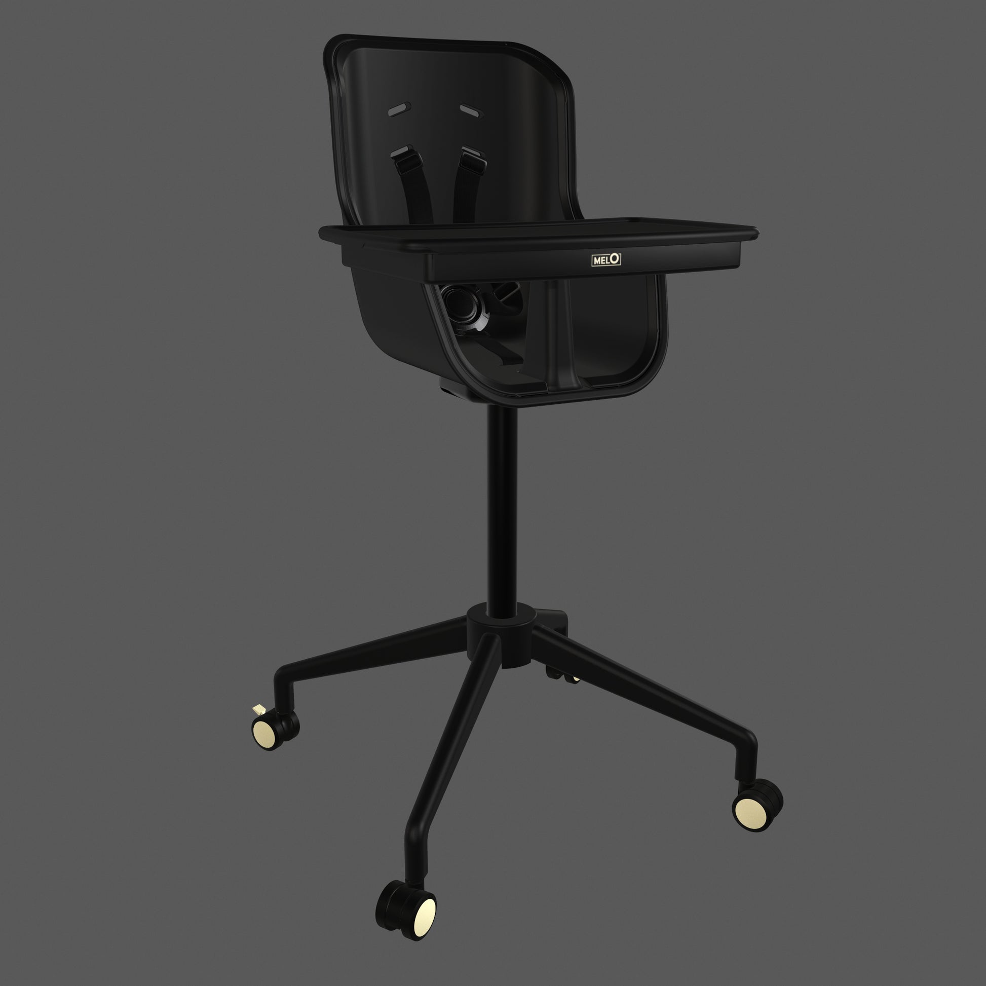 Black/Brushed Brass Side Profile