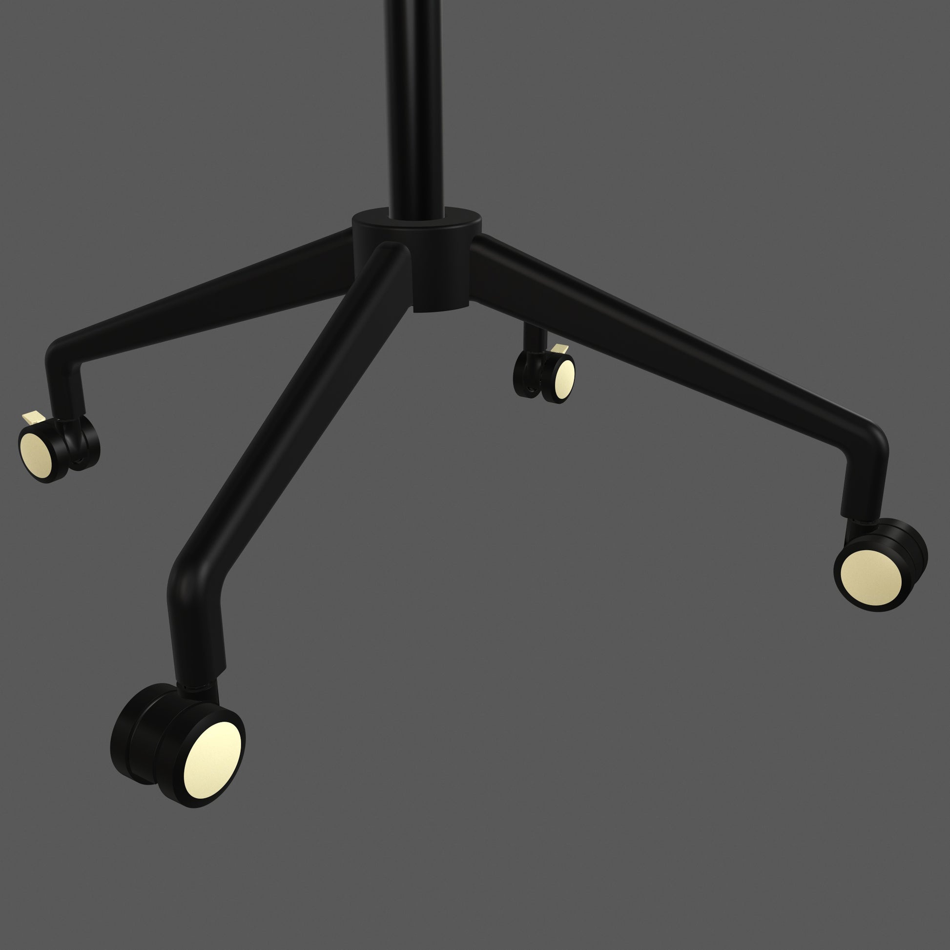 Black/Brushed Brass Base